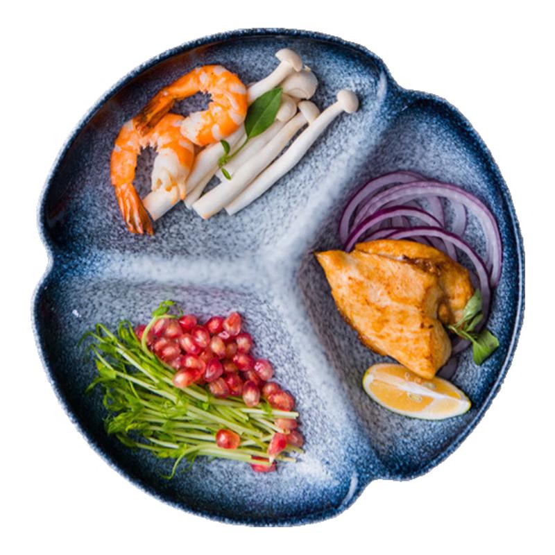 8-дюймовая керамическая тарелка с отделениями