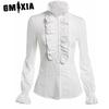 GMXIA Μακρυμάνικα μπλούζες & πουκάμισα για γυναικεία μόδα casual μονόχρωμα στάμπα