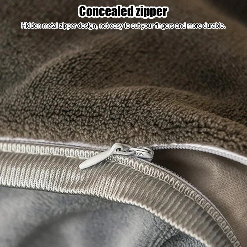 New Winter Coral Velvet Warm Sheets Soft Plush Pillowcases Flannel Sheets Bedding for Home Use