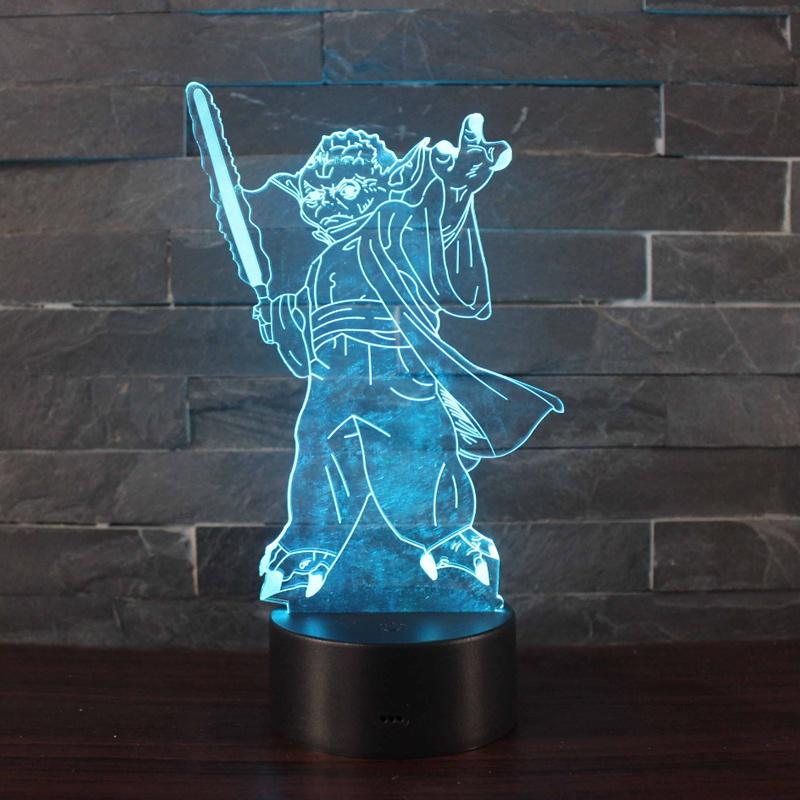 3d Illusion Star Wars Night Light Decor Lamp With Smart Touch The Perfect Home Decoration