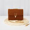 Fashion Plush Sg Single Shoulder Oblique Span Small Square Bag Cute Trendy Women's Bag