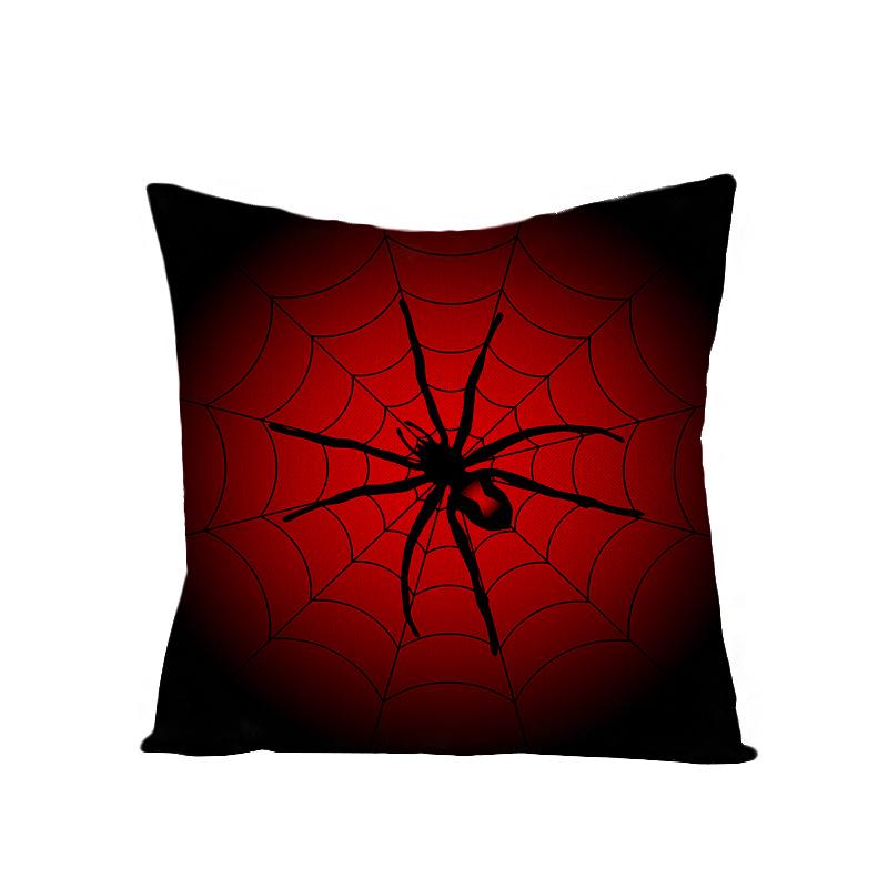 Neue Halloween Polyester Kissenbezug Zuhause Zuhause Schlafzimmer Sofa Kissen Lendenkissenbezug