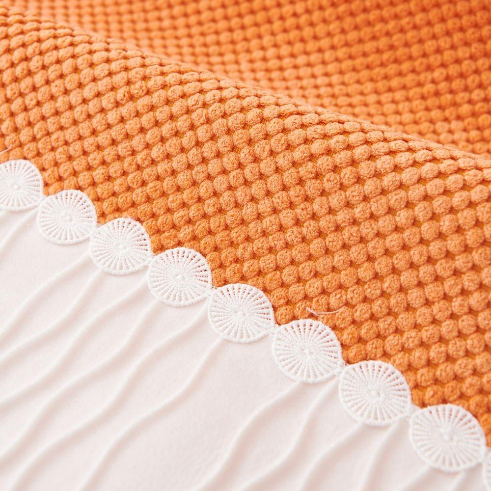 Living Room Anti-slip Couch Sofa Cover Summer Nordic Corduroy Solid Color Sofa Cushion Cover Slipcover Funda