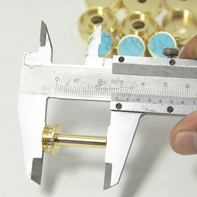 Brass Trumpet Valves Caps Instrument Button Buckle Small Button Trumpet Piston Buckle Wind Instruments Accessory