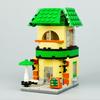 LOZ 1608 City Street Coffee Drink Tea Bread Shop Store Architecture DIY Mini Blocks Bricks Building Toy for Children Gift No Box