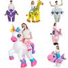 Unicorn Giraffe Koala Pig Tropical Fish Cosplay Inflatable Suit Halloween Easter
