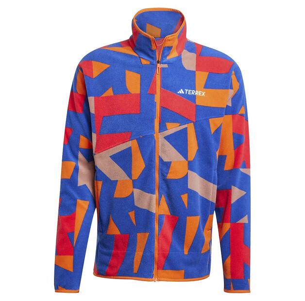 adidas Флисовая на молнии Terrex Multi Printed