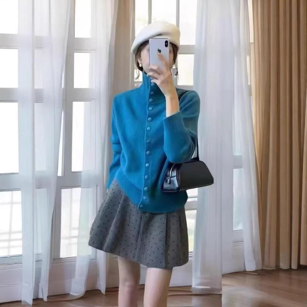Korean Retro Women's Loose Autumn/Winter Cardigan Jacket