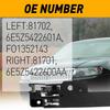 For Ford Fusion 2006-2012 Front Inner Ide Door Handle Chrome Left Right Side