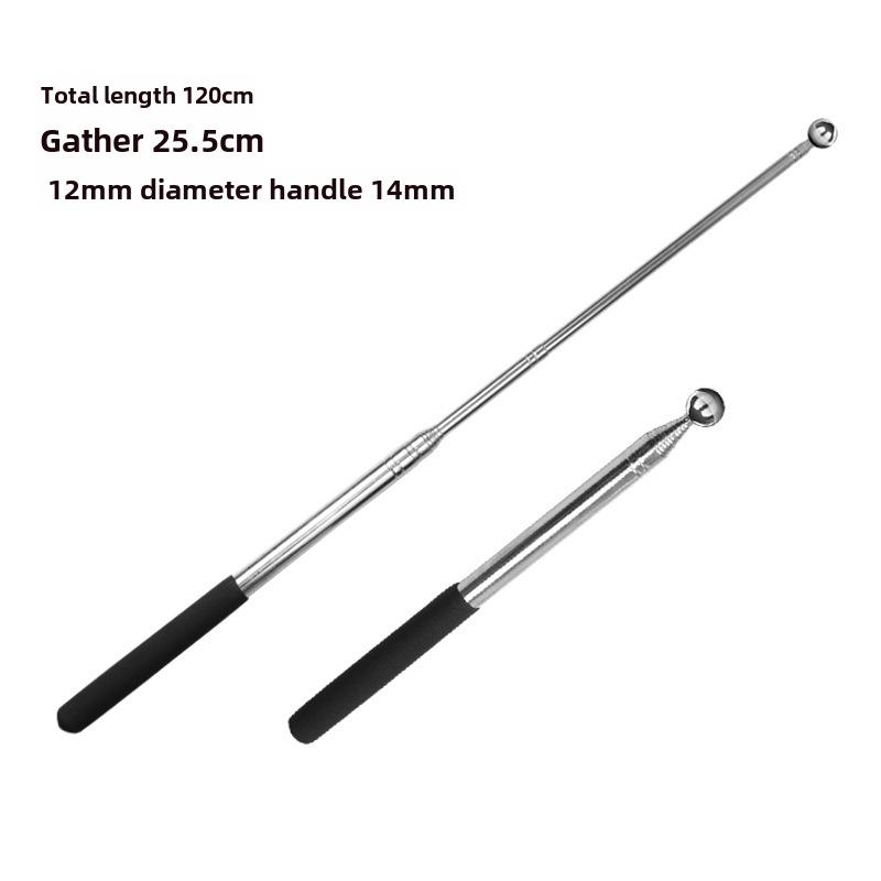 

Телескопический молоток для проверки с полым барабаном из нержавеющей стали, 1-2 метра - инструмент для обнаружения напольной плитки и стен