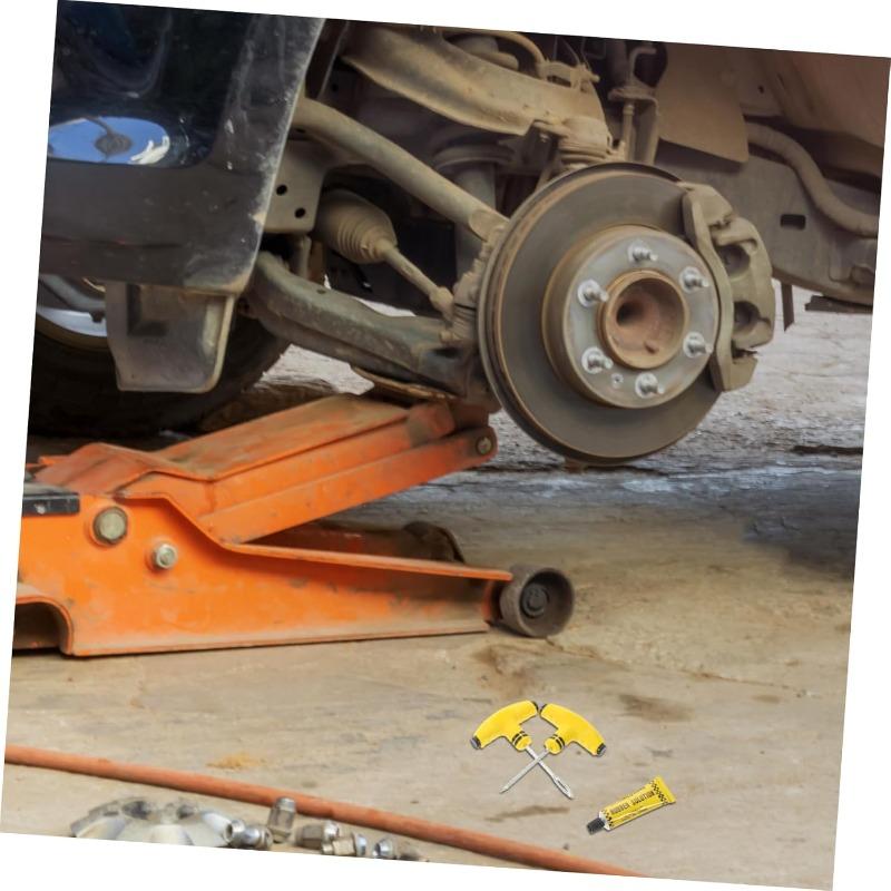 1set Heavy Duty Tubeless Tire Repair Tool Repair Kit for Cars Quick Puncture Repair Kit with Sturdy Strips Easy To Use Tire Plug