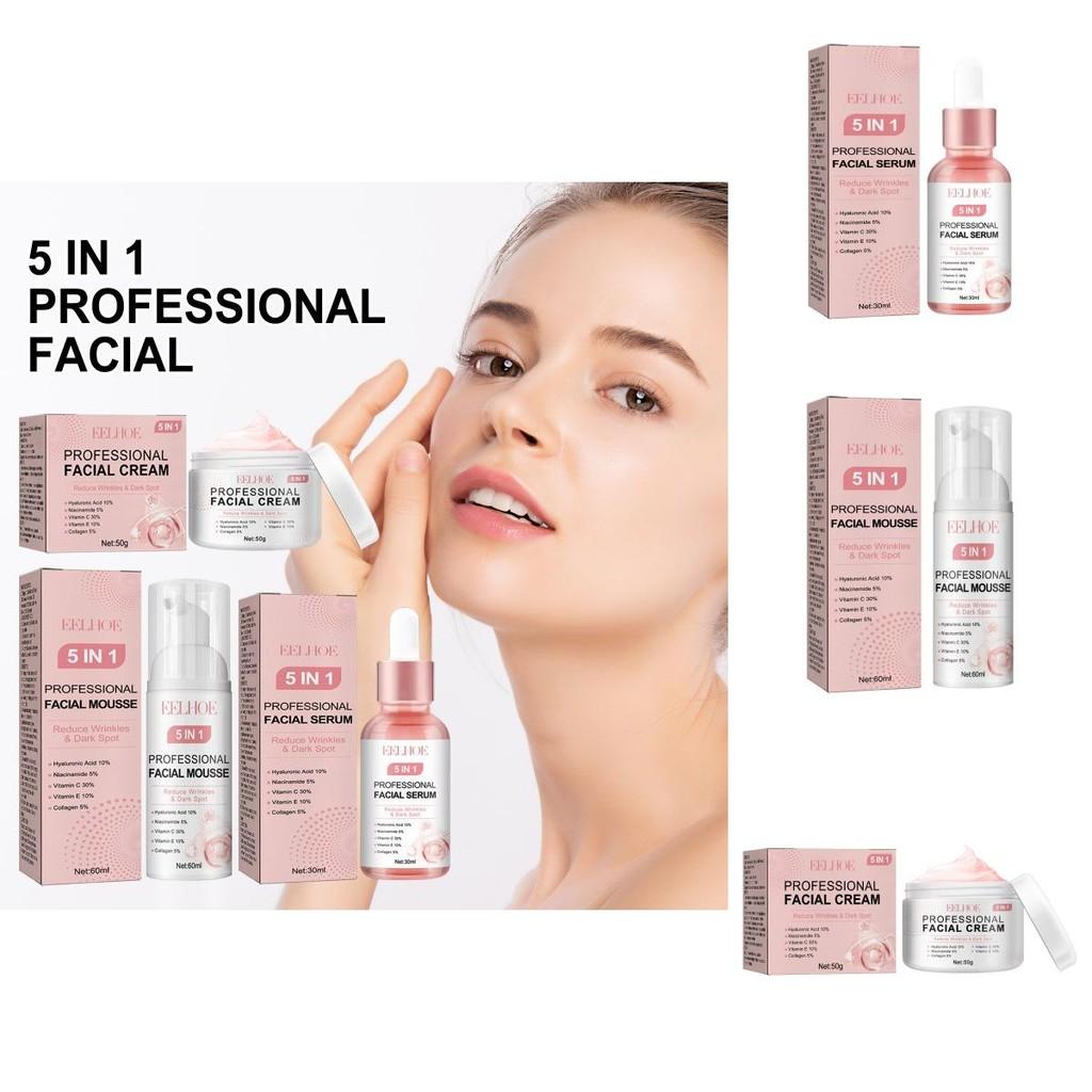 1 5 In Facial Beauty Set Gentle Cleansing Hydration Treatment Revitalizing