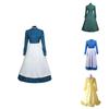 Howl's Moving Castle Sophie Magnificent Long Sleeve Dress Cosplay Costume