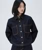 Maloupe 9404 Non-Faded Denim Shacket (Dark Indigo)