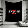 Lancia Martini Wall Tapestry Aesthetic Wall Hanging Printed Fabric Blanket Decorative Tapestries for Bedroom Living Room Home Decor