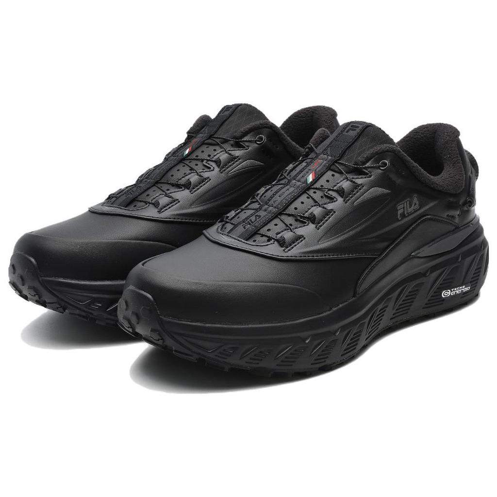 FILA Boa Explorer Leather Comfortable Sports Low-Top Outdoor Functional Shoes Men Shoes Black A12M341223FBA