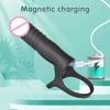 Double Penetration Vibrator For Men With Vibrating Cock Ring Strap On Penis Vagina Massage G Spot Dildo Sex Toys For Couples 18+