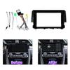 For Honda Civic 2016~21 Car Radio Stereo Fascia Frame Panel Trim Bezel Harness