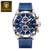 POEDAGAR Business Man Watch Waterproof Luminous Chronograph Date Original Watches for Men Leather Luxury Quartz Wristwatch