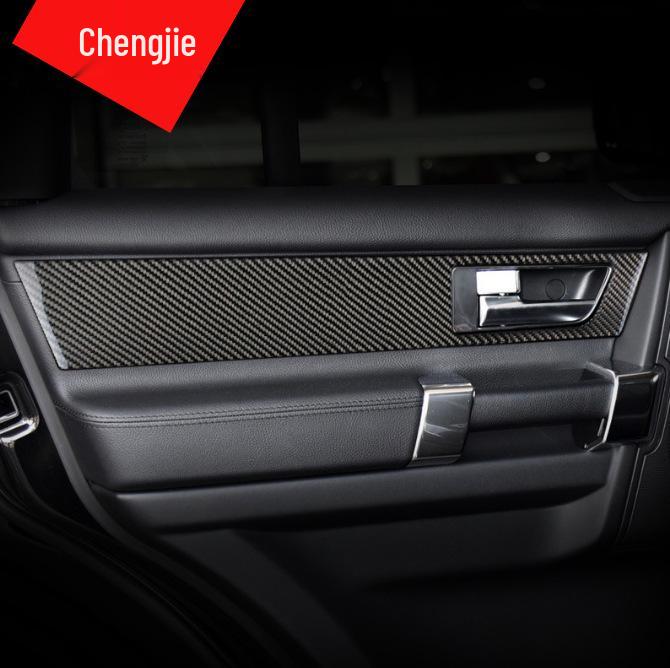 Ornament Mâner Interior Ușă Fibră de Carbon pentru Land Rover Discovery 4