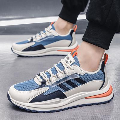 Men's Fashion Casual Thick Sole Running Shoes Boys Students Trending Soft Sole Comfortable Sports Sneakers Male Classic Breathable Gym Shoes