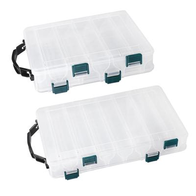 Doppelseitige Kunststoff Angeln Köder Box Köder Halter Fall Große Kapazität Zubehör
