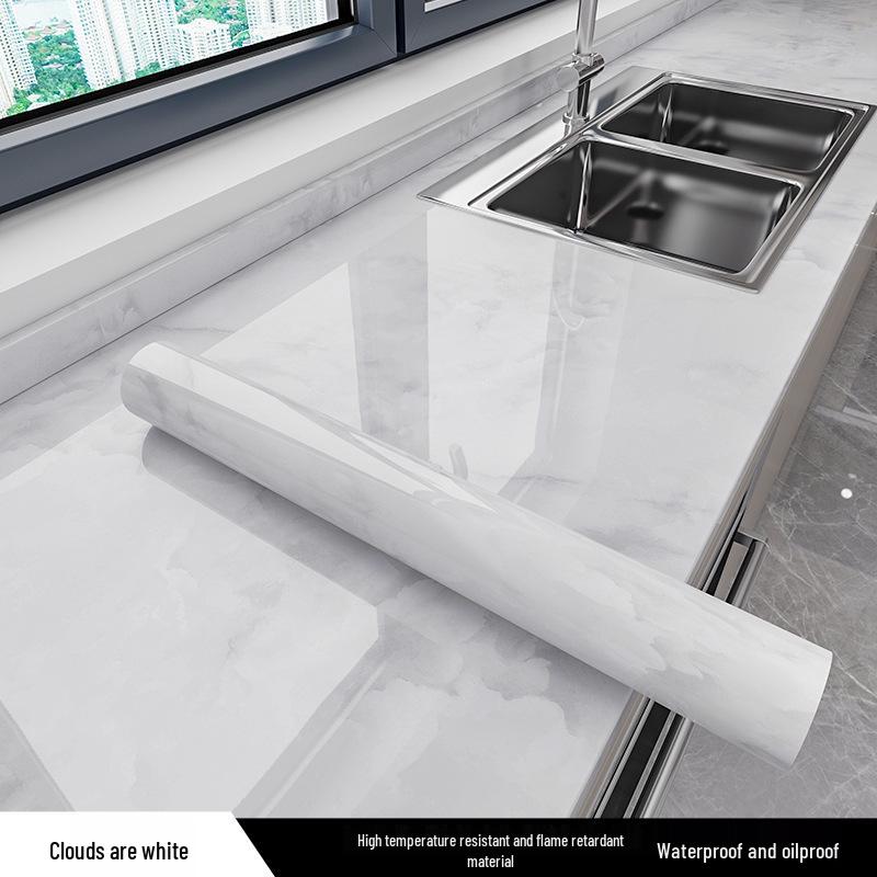 Eco-Friendly Kitchen Anti-Oil Stickers: Self-Adhesive, Waterproof, Heat-Resistant Tile and Stove Top Renovation Wallpaper.