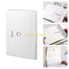 W89C Wall Hanging File Folder Elastic String Lock Document Folder Box Letter Size