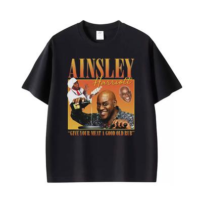 Hot Sale Funny Ainsley Harriott Give Your Meat A Good Old Rub T Shirts Unisex Unisex Casual Oversized T Shirt Fashion Summer Tshirt
