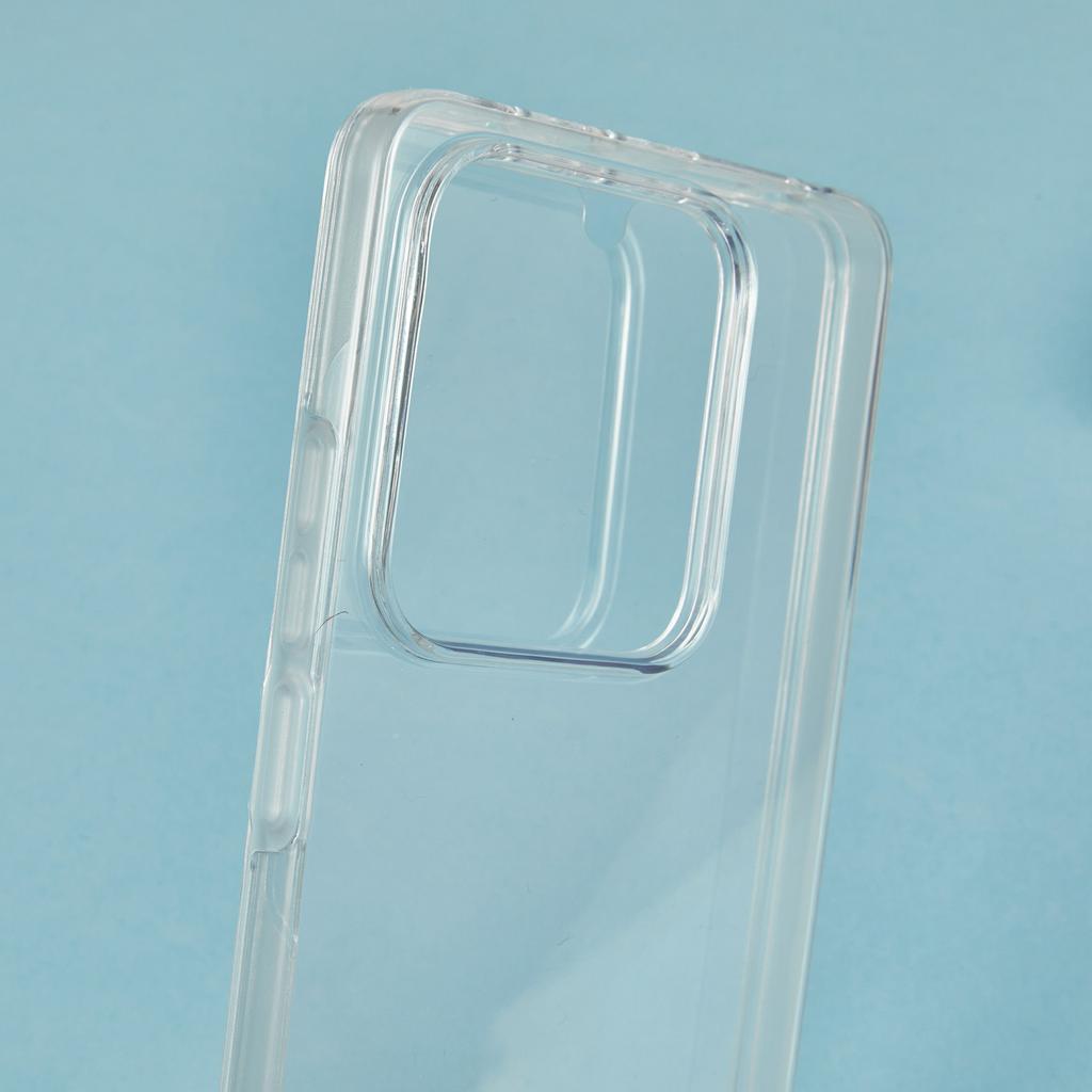 Clear Case for Xiaomi Redmi Note 14S 4G/Note 13 Pro 4G TPU Frame Acrylic Back Phone Cover with PET Film