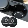 Car Sticker Accessories Silicone Coaster Mug Drinks Non-Slip Mat Mute Pad Interior  for Renault DUSTER Megane 2 3 Clio 4 Captur Kadjar Fluence