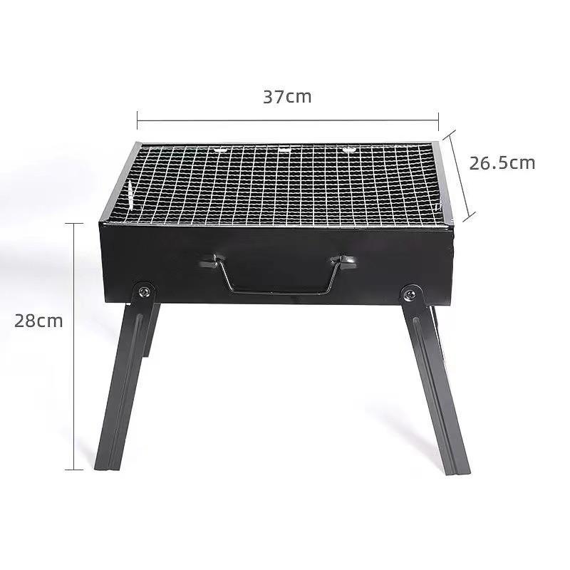 Tragbarer Outdoor-Holzkohlegrill für Camping
