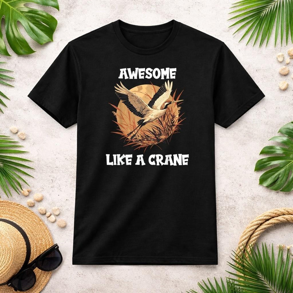 Awesome like a Crane. Cranes Crane T-Shirt S