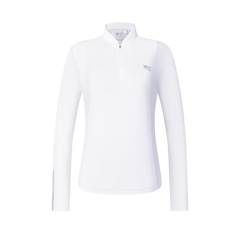 New FILA Polo Shirt Women's Jade White A11W435205FWT