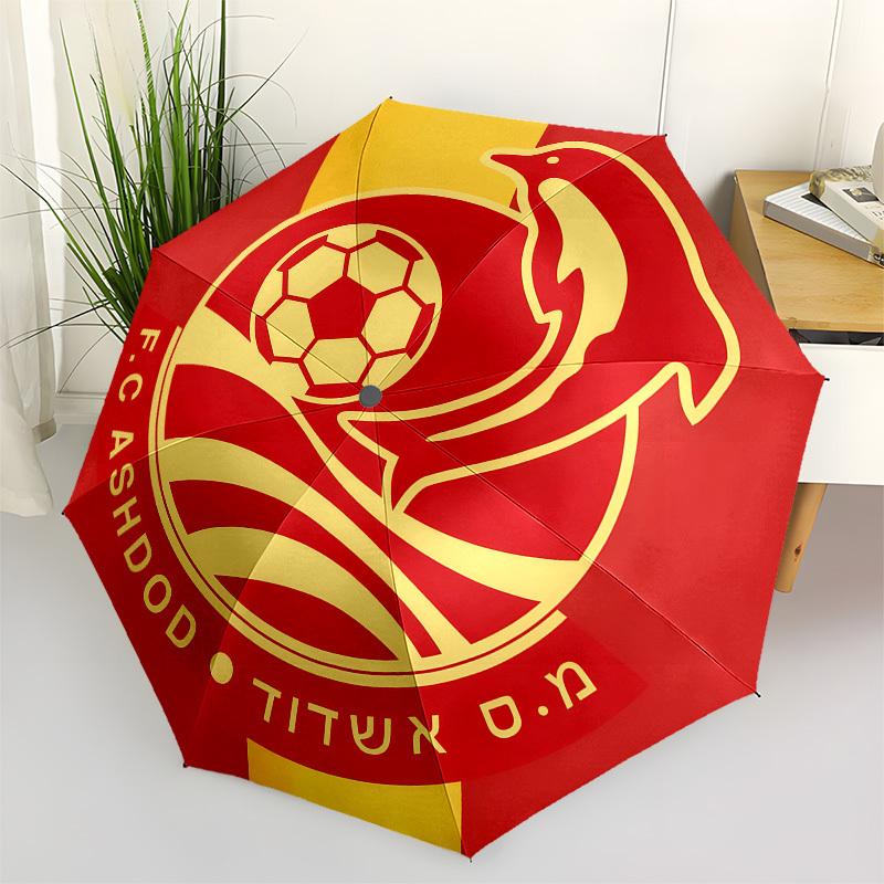 

Soccer Team Logo Automatic Opening and Closing, 8 rib Structure Portable Umbrella, Suitable for Men and Women in All Seasons Perfect Gift f