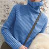 Turtleneck Sweater Women's Thickened Bottoming Sweater Autumn and Winter New Women's Long-sleeved Knitted Sweater Slim-fitting Foreign-style Bottoming