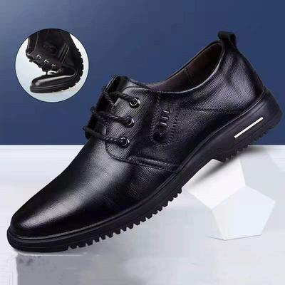 Fashion Work Shoes Breathable Casual Leather Shoes 2024 Hot Sales Business Formal Single Shoes Soft Bottom Non-slip Sneakers for Men