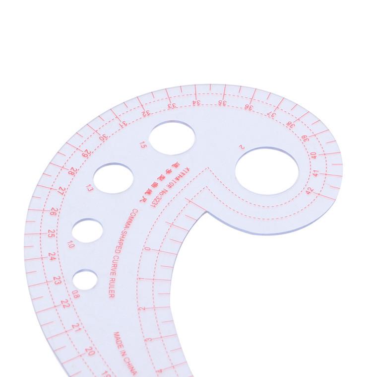 Quilting Sewing Patchwork Cloth Drawing Comma Curve Ruler Cutting Tailor Scale Quilting Sewing Patchwork Cloth Drawing Comma Curve Ruler Cutting Tailor Scale