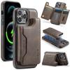 MAGKING K3 Series For iPhone 12 Pro Max Case Compatible with MagSafe Wallet PC+TPU+PU Phone Cover