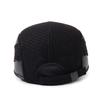 Men's Cap Middle-Aged Winter Outdoor Peaked Cap Cold-Proof Warm Velvet Thick Ear Protection Forward Cap