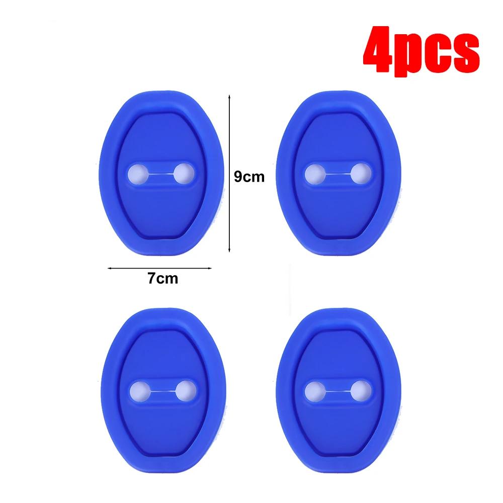 Universal Car Door Mute Shock Absorbing Pad Silicone Doors Lock Buckle Bumper Cars Locks Protective Accessories Automotive Parts