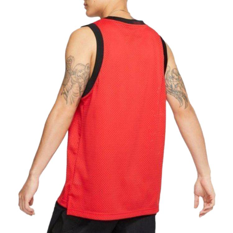 Air Jordan Jumpman Sport DNA Canotta da Basket Traspirante ad Asciugatura Rapida Uomo Top Rosso CJ6152-657
