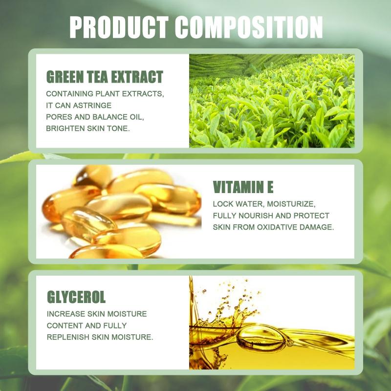 Green Tea Mask Stick Purifying Clay Mask Skin Detoxifying Face Stick Mask