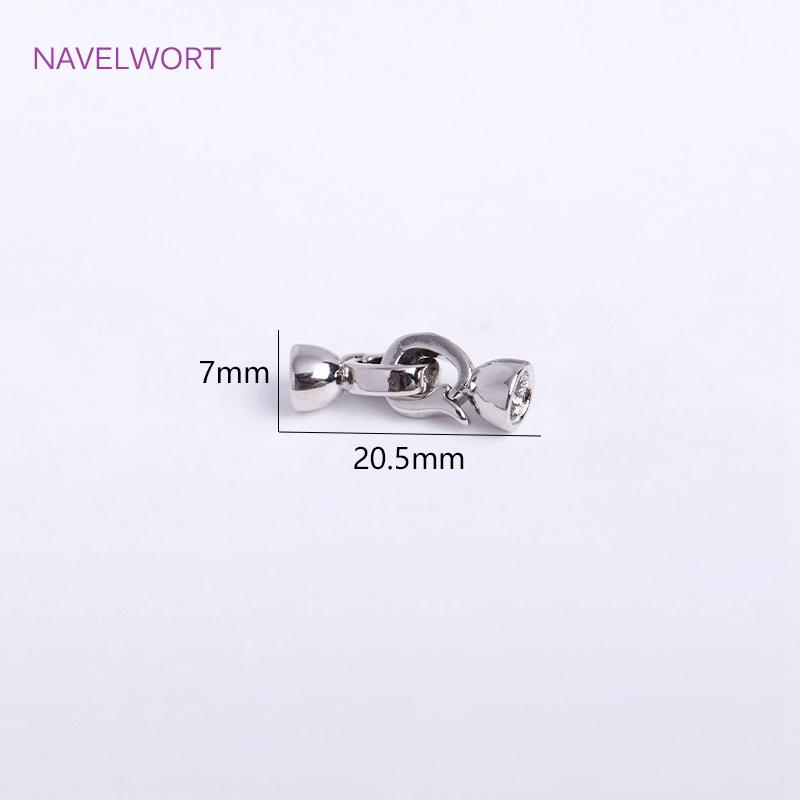 18K Gold Plated Pearl Clasps For Bracelet Making,Inlaid Zircon Brass Connector Clasps For Jewelry,DIY Accessories Wholesale