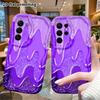 Phone case: 2D flat, suitable for Samsung Galaxy A34 A35 M05 M06 S20 S22 S21 FE Plus 5G protective case, glitter fluid, perfect Christmas and Hallowee