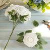25Pcs Rose Artificial Flowers Foam Fake Flowers for Home Decor Garden Wedding Party Decoration Bouquet Garland Gifts Accessories