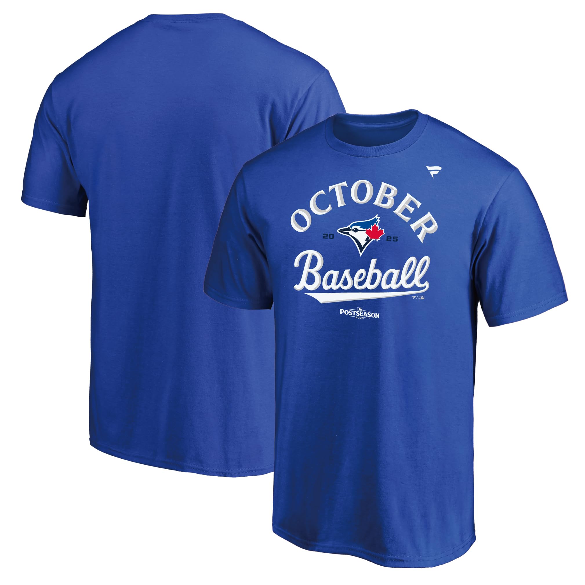 [Fanatics] Fanatics 2025 MLB Postseason Toronto Blue Jays Postseason Locker Room T-Shirt ML25AS161 BLUE (BLU)