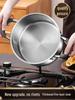 Extra-High 316L Stainless Steel Steamer Pot, Rivet-Free, Anti-Scald, Large Capacity for Porridge/Soup