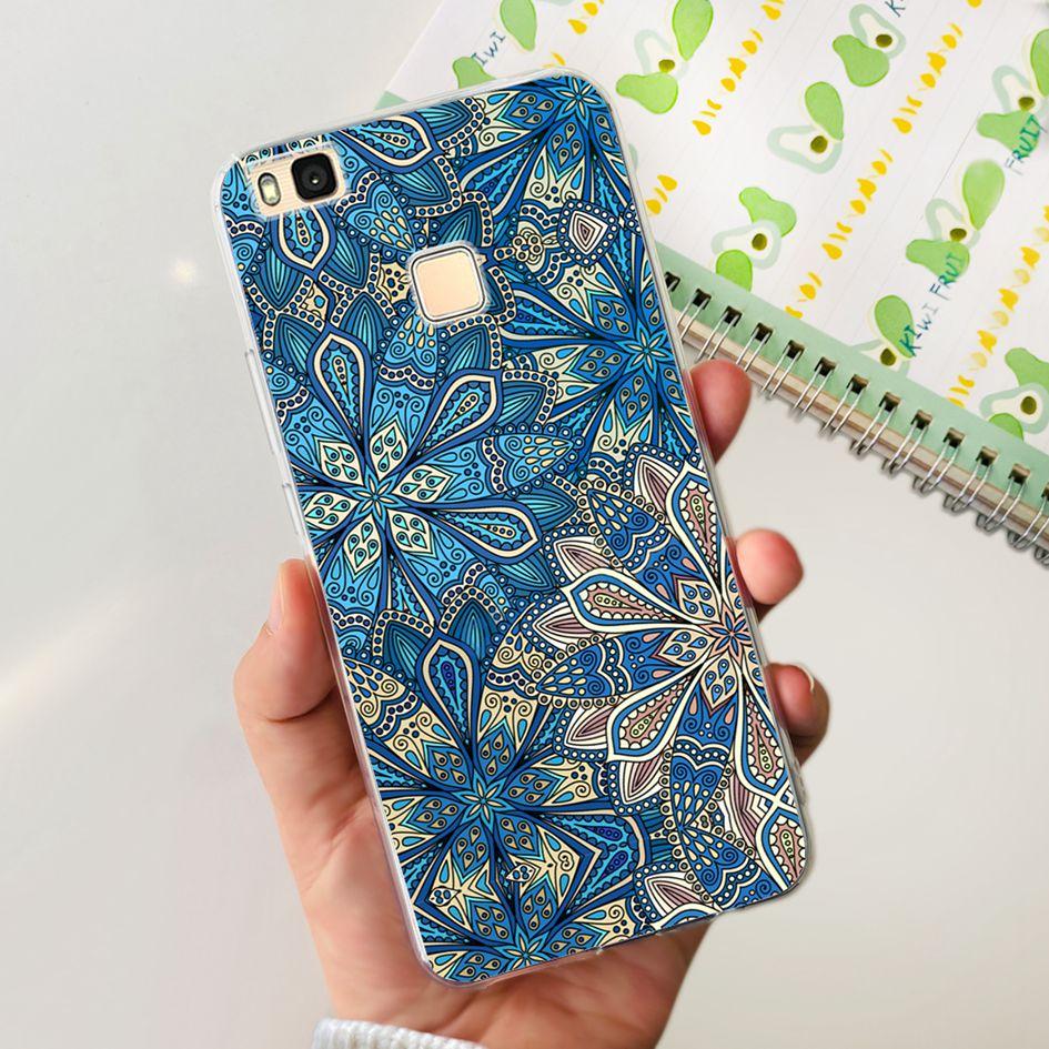 

For Huawei P9 Lite Case VNS-L31 VNS-L21 L22 L23 L53 Transparent Cover Popular Flower Soft Silicone Funda For Huawei P9Lite Cases Huawei P9 Lite