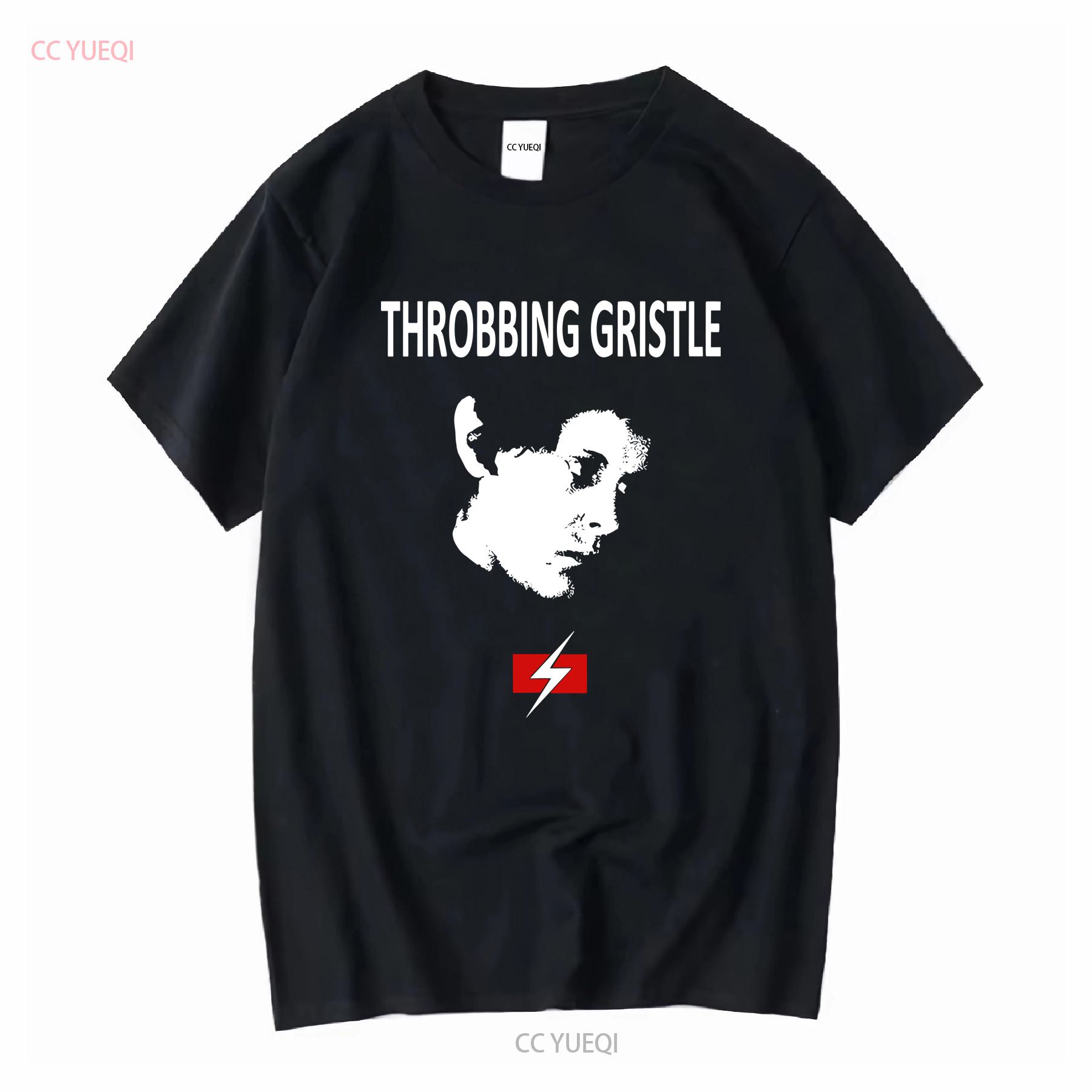 

Throbbing Gristle T Shirt long or short sleeves vintage Washed Stylish streetwear Comfortable Slightly Soft designer clothes 4XL